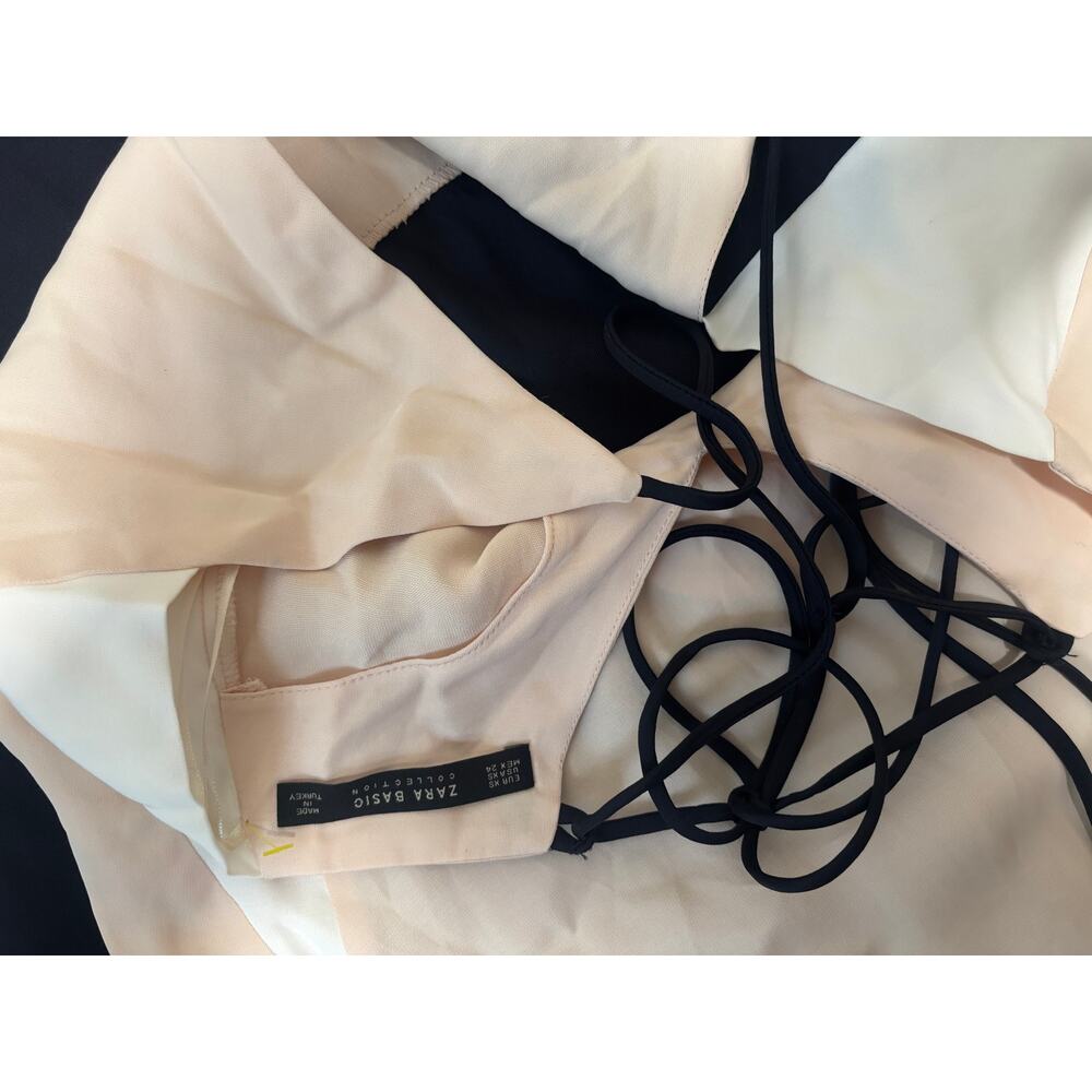Zara Satin Slip Dress with Tie Back XS - Picture 10 of 10